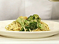 Angel Hair Pasta With Garlic Shrimp And Broccoli