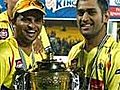 Chennai Super Kings beat Bangalore to win IPL 4