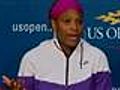 Conferencia de Serena Williams después de su derrota