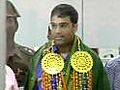 Hero’s welcome for Viswanathan Anand