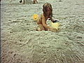 Kids Build Sand Castles