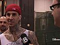 Travis Barker Backstage I BBMA 2011