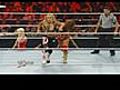 WWE : Monday night RAW : Lumberjill match : Eve Torres vs Natalya (14/02/2011).