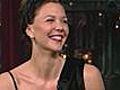 Late Show - Maggie Gyllenhaal’s Fun with Tick Checks