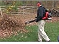 Operation of a Gas Leaf Blower