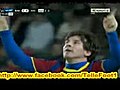 FC Barcelona 1 - 0 Arsenal -> Messi 09/03/2011