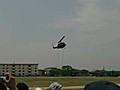 UH-1Jからのレンジャー部隊降下