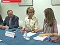 Aguirre y Doña Letizia inauguran Cibeles