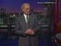David Letterman Takes Potshots At Twins