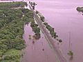 On Camera: Aerial View Of Minot Flooding