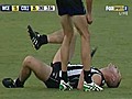 Collingwood’s captain discharged from hospital