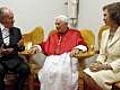 Los Reyes reciben a Benedicto XVI