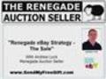 Renegade eBay Strategy  The Sale