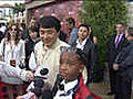 Jackie Chan and Jaden Smith The Karate Kid Interviews