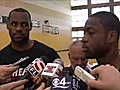 James,  Wade talk about changes in their game