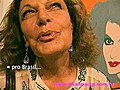 Diane von Furstenberg fala português