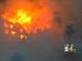 Fire Evacuee Literally Runs For His Life
