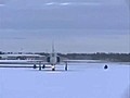 Swedish Airforce Jet Sledding