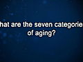 Curiosity: Aubrey de Grey: Seven Categories of Aging