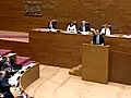 Intervenciones de Camps durante el debate del Estado de la Comunitat