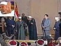 متولي الشعراوي يعظ مبارك