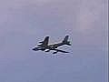 Giant B-52 model rc turbine airplane flight