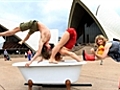 Bathtub acrobatics at the Opera House