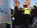 Trabajadores de Acciona se manifiestan contra el ERE