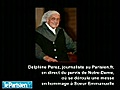 AUDIO : en direct de Notre-Dame, l&#039;hommage à Soeur Emmanuelle