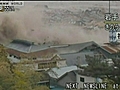 Japan tsunami destroys town