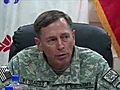 Gen. David Petraeus Visit,  Part 1