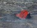 Lava gushes from Hawaiian volcano