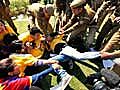 Tibetans protest outside Chinese embassy