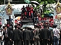 Thai ministers airlifted after protesters storm parliament