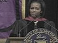 First Lady Delivers Commencement in Iowa