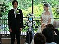 Un robot celebra un matrimonio in Giappone