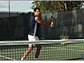 Tennis-Backhand Volley