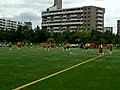 10.07.21 平成２２年度　中学校総合体育大会　第５０回福岡市東区サッカー大会決勝トーナメント　初戦