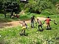 Cameroon dancing by boys