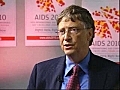 Bill Gates talks about 18th international AIDS conference