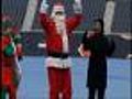 Web Extra: Santa Kicks Field Goals In Chicago