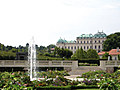 Der Park des Belvedere in Wien