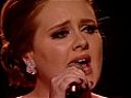 Adele performs Someone Like You