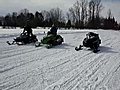 Snowmobile Drag Racing