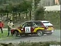 Accident en rallye !