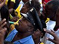 Raw Video: Haitians Line Up for Voter ID Cards