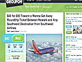 Southwest takes off with Groupon