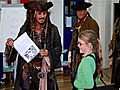 Video: Johnny Depp Surprises School as Jack Sparrow