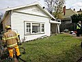 9RAW: House collapses in Geelong