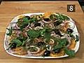 How To Make Orange,  Red Onion And Olive Salad